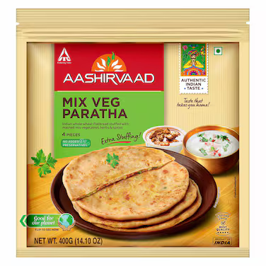 Aashirvaad Mix Veg Paratha