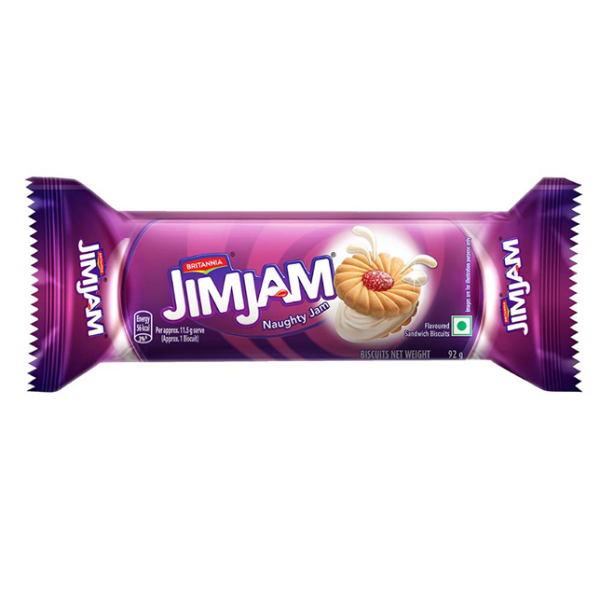 Britannia Treat Jim Jam Cream Biscuits